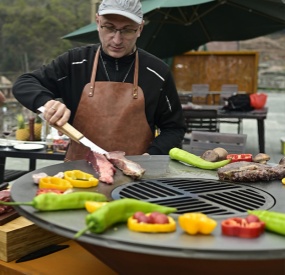 Corten Steel BBQ Grill